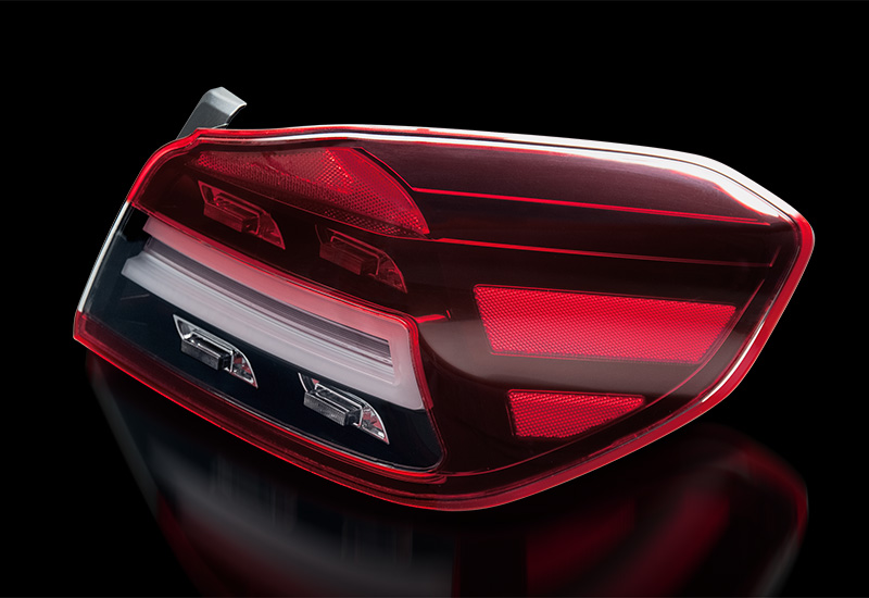 テレビで話題】 CORAZON LED TAIL LAMP Type-R RED スバル WRX S4 VAG